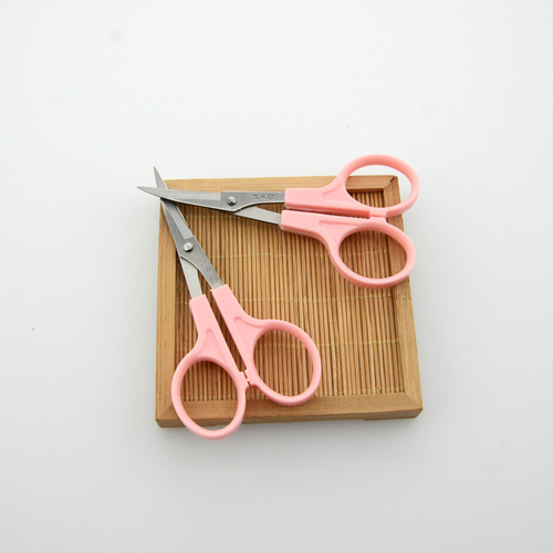 Wang Wuquan tilted head scissors 3.5 inches 4.5 inches large handmade elbow scissors curved embroidery small scissors