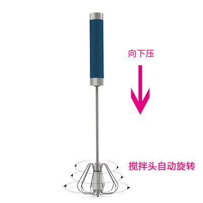 Hairdressing tool wholesale Dye paste Agitator Hairdressing Agitator Stainless steel Whisk automatic Hand pressure rotate