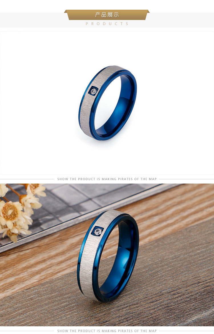 Titanium Steel Material PVD Coated 18K Gold Plated Geometric Titanium Steel Simple Style Waterproof Non Tarnish Rings