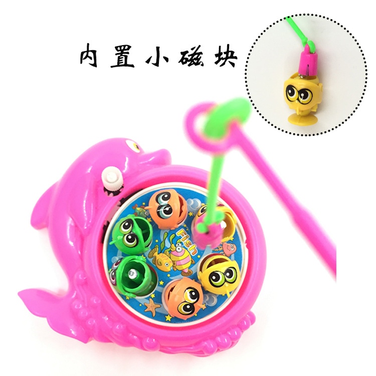 Los niños de comercio exterior de la cuerda pesca juguetes magnéticos DIY educación temprana diversión padre-niño juego de mesa de ocio interactivo