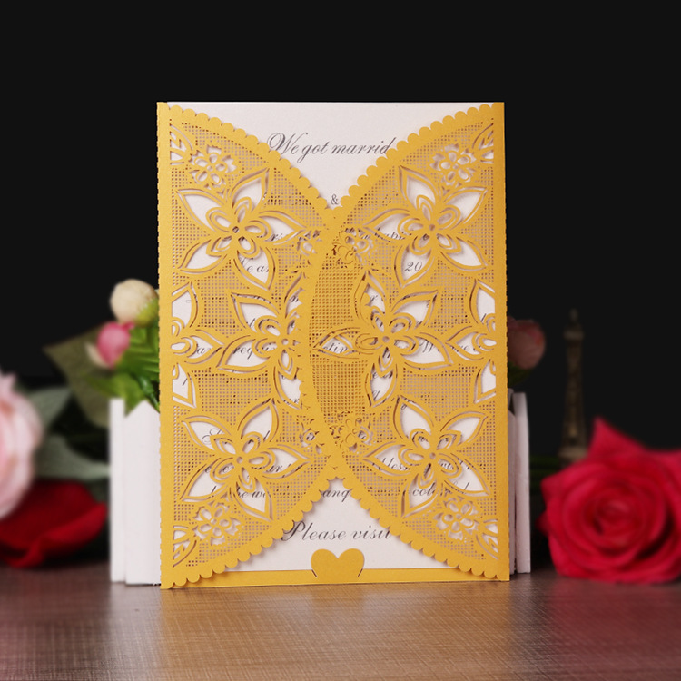 深圳东莞长安大型红包利是封卡纸卡片激光切割镂空镭射镭雕加工