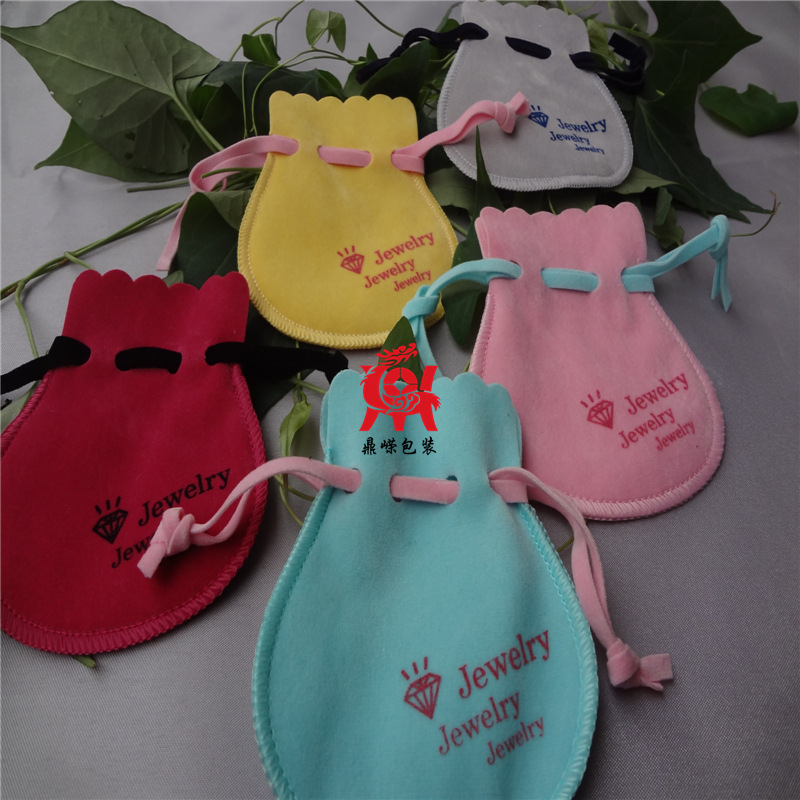 Shenzhen jewelry Flannel bags Boutique jewelry Jewellery Cloth bag major Produce Drawstring Beam port style Cloth bag