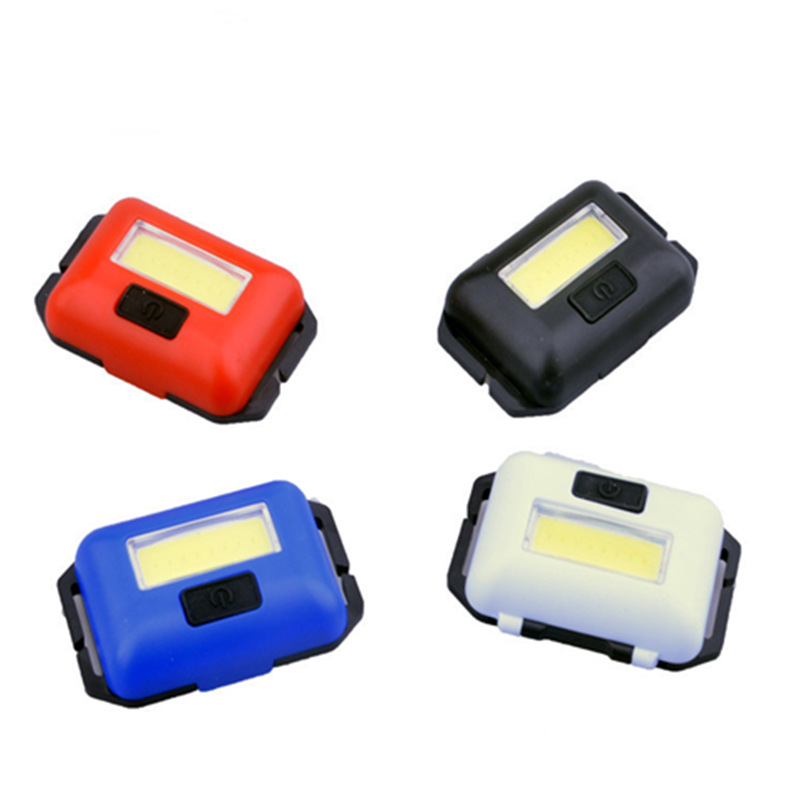 LED Highlight Strong light Head mounted COB Plastic Go fishing Headlight Camp outdoors Repair work Headlight