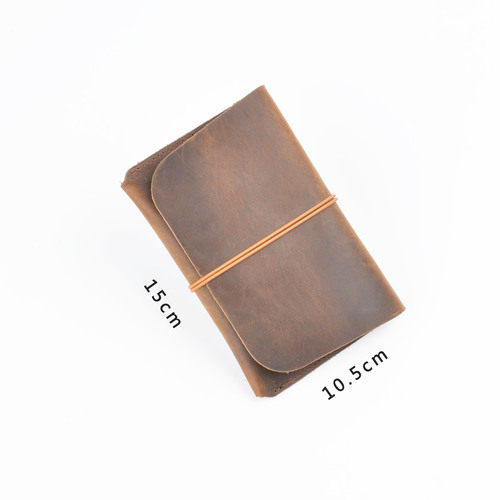 Crazy horse leather cross-border passport holder document holder head layer cowhide retro boarding card wallet card holder passport bag