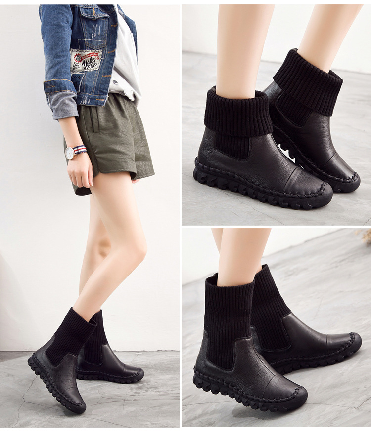Bottes femme en En cuir - Ref 3355429 Image 22
