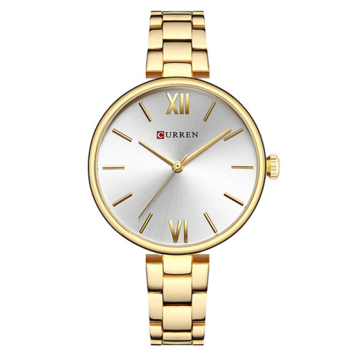 curren 9017 women's fashion watch steel strap women's watch waterproof quartz watch women's watch