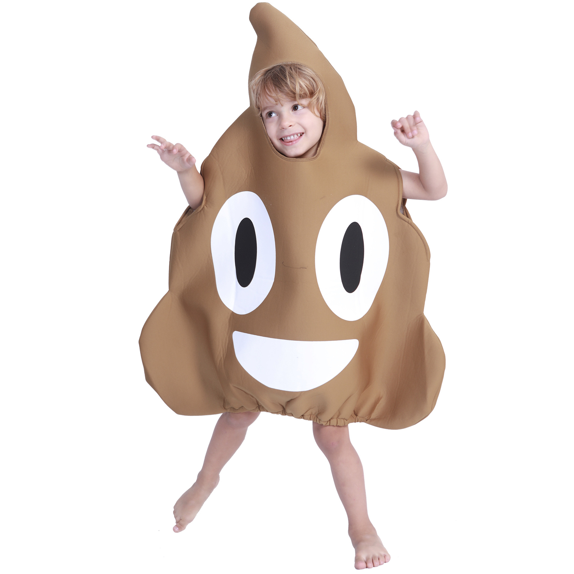 Fabricante en stock niños divertido creativo fotografía ropa compuesto esponja lindo caca modelado Halloween