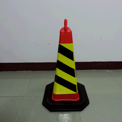 EVA反光路锥 70cm泡沫方锥 陋离锥 交通设施安全警示锥路障雪糕筒|ms