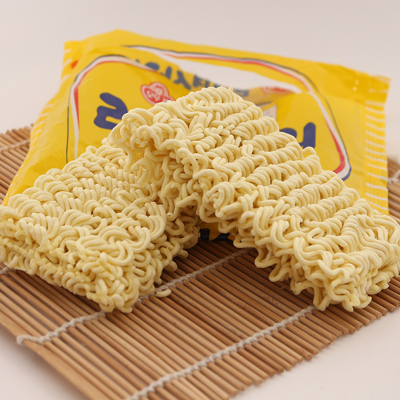 中文标签韩国不倒翁方便面110g*48袋 韩国方便面拉面饼部队火|ru