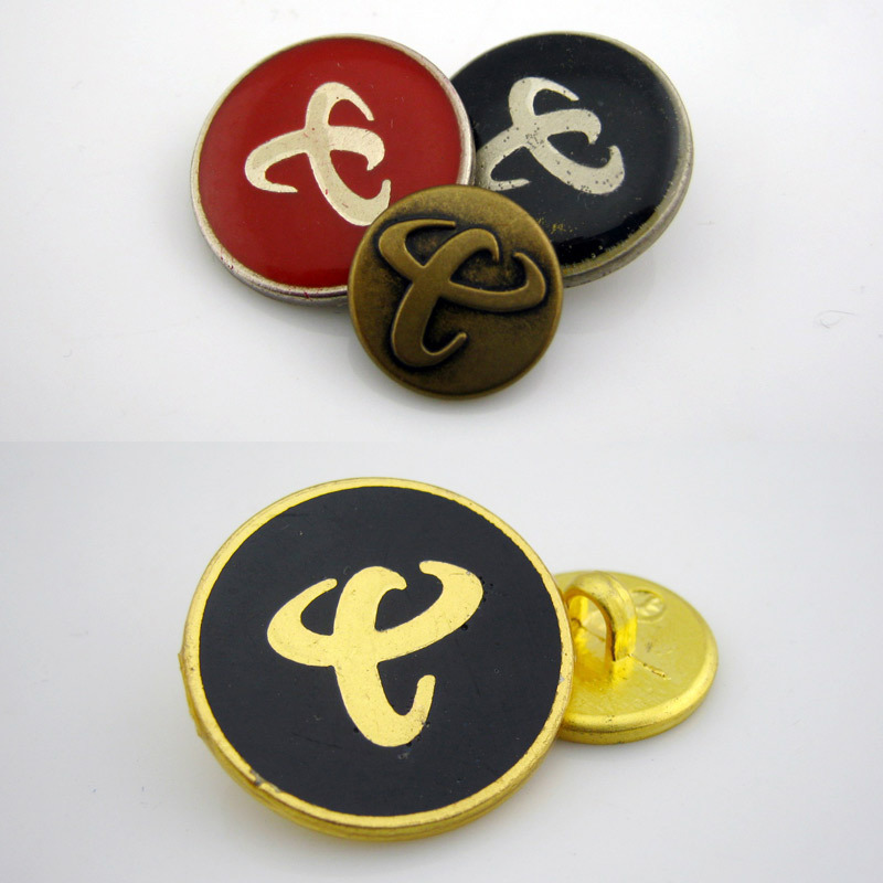 电信外套衬衫春秋装冬装金色金色钮扣扣子夹克四件按扣