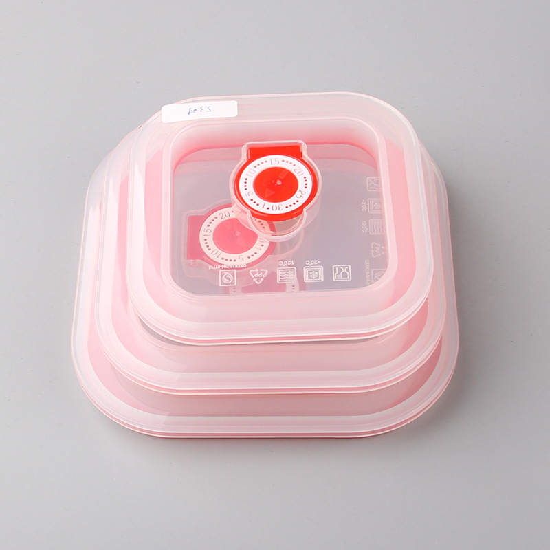 ✅ Rectangular Crisper Vacuum Sealing Lid Microwave Oven Suitable Pp Plastic Silicone Square Lunch Box Bowl Lid