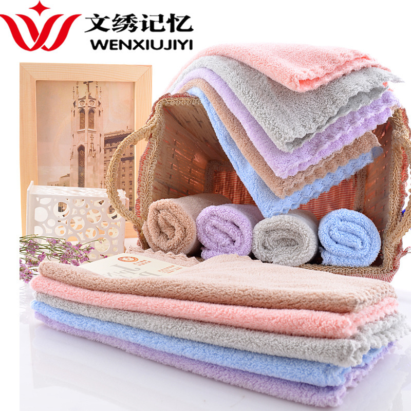 Coral fleece super soft absorbent 30*30 square plain hand towel microfiber Gift Promotion Coral fleece super soft absorbent 30*30 square plain hand towel microfiber Gift Promotion