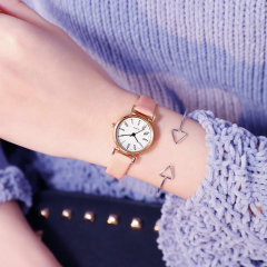 Chic and minimalist student watch for women, small and elegant, Korean style trend, fashionable and casual, girlfriend ins college style