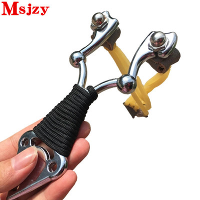 合金金牛彈弓帶指南針多功能彈弓成人兒童耍酷彈弓裝備亞馬遜貨源