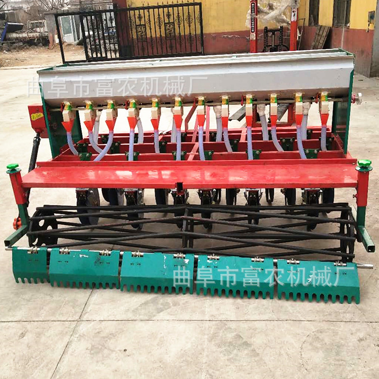 小麦播种机 12行多功能小麦大豆播种机 免耕施肥播种机