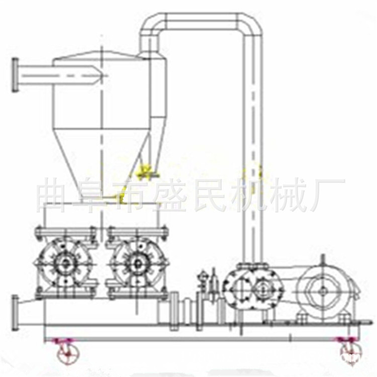 机械厂推出新款气力输送机输送水泥粉粉煤灰的除尘输送机厂家