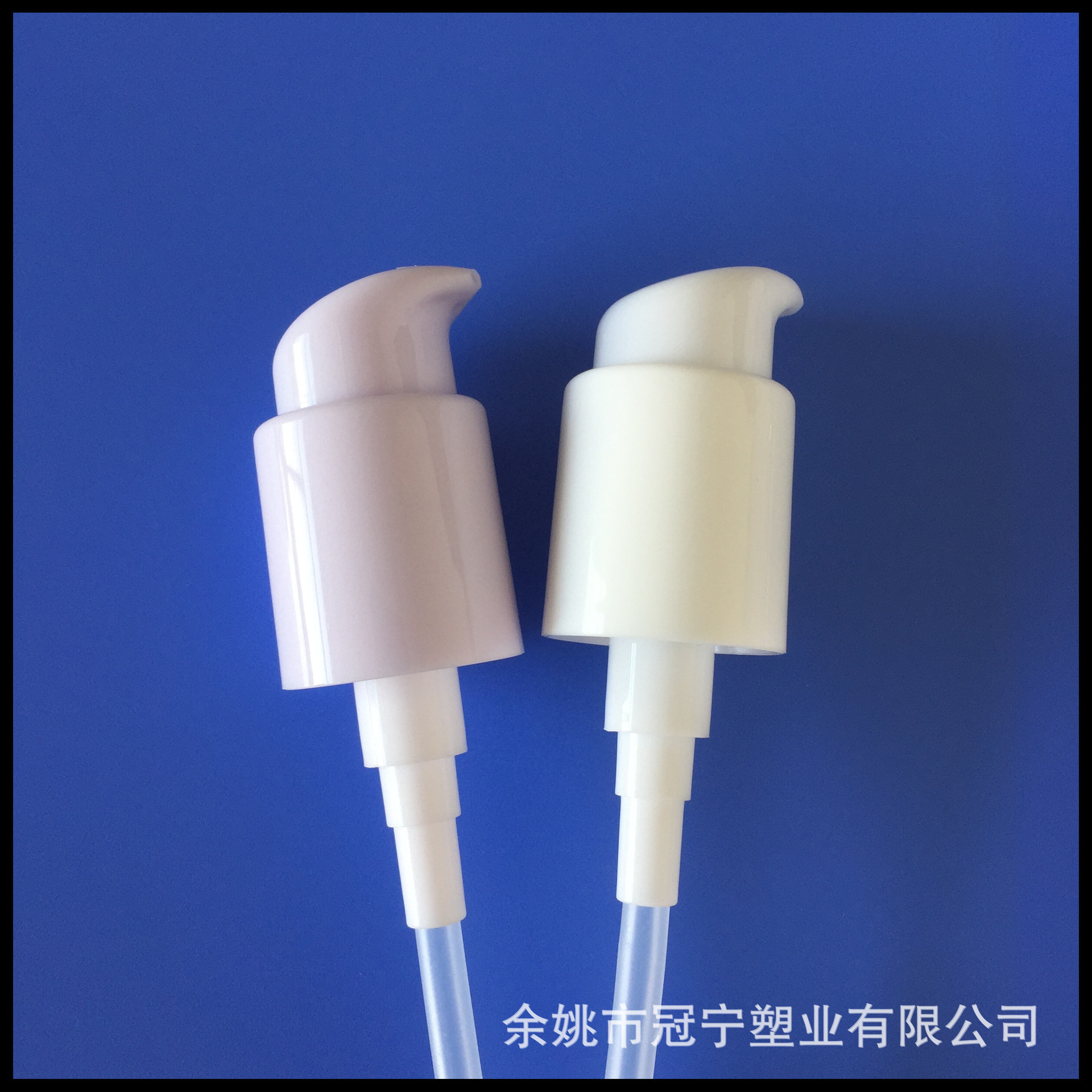 外置弹簧乳液泵 白色左右开关泵头 塑料粉泵 外置粉定泵