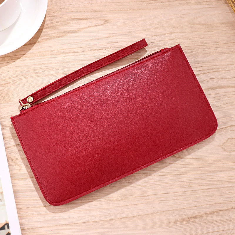 Long capacious wallet, mobile phone, small bag, Korean style, Birthday gift