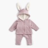 Set, winter rabbit, children's warm brand overall, new collection, children's clothing