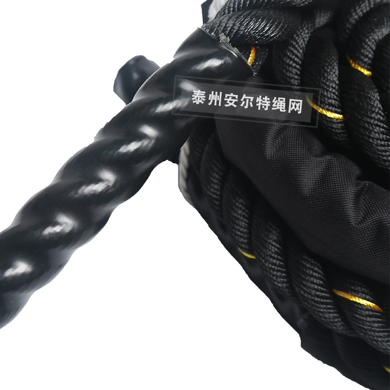 战绳健身甩大绳家用体能训练绳格斗绳粗绳肌肉绳力量训练战斗绳