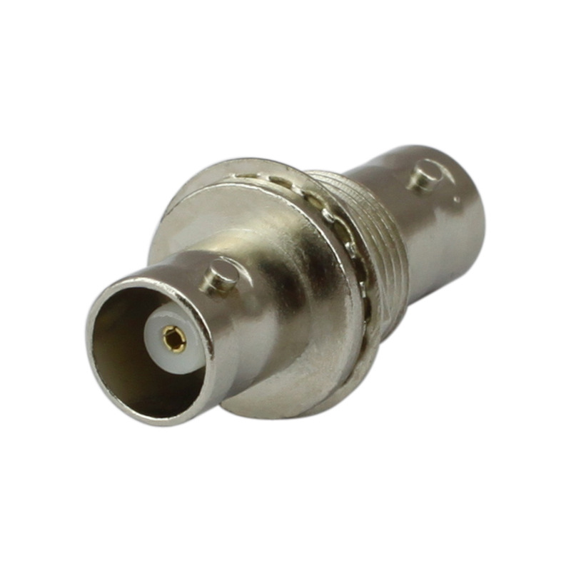 贝桥P696C监控转换头Q9延长插头 BNC母对母监控SDI高清视频直通头