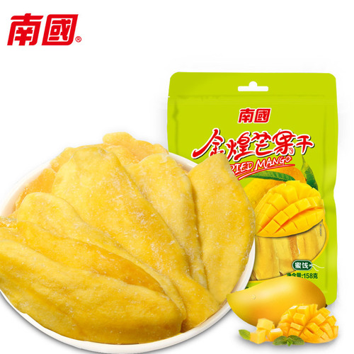 Hainan Specialty - Nanguo Food Jinhuang Dried Mango 158g Bag Fresh Mango Pulp and Mango Slices