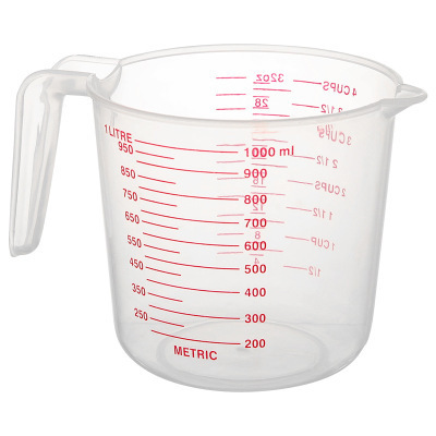 Baking Tools Kitchen Tools 250/500/1000ml High Quality Plastic Measuring Cup Tool Cup with Scale