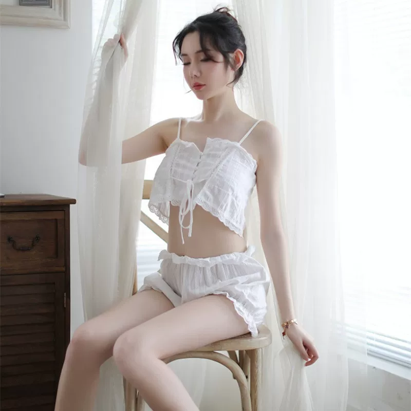 Сексуальная раздельная пижама, нижнее белье, комплект, униформа, эффект подъёма