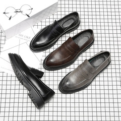 Xinyida Korean Style Pointed-Toe Slip-On Casual Men's Shoes Taobao Supply One-Piece Dropshipping Model 9715-B