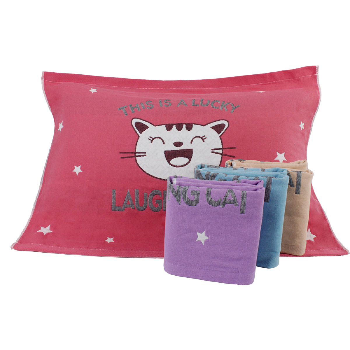 批發純棉提花紗布枕巾情侶婚慶枕巾單人加大枕巾婚慶禮品