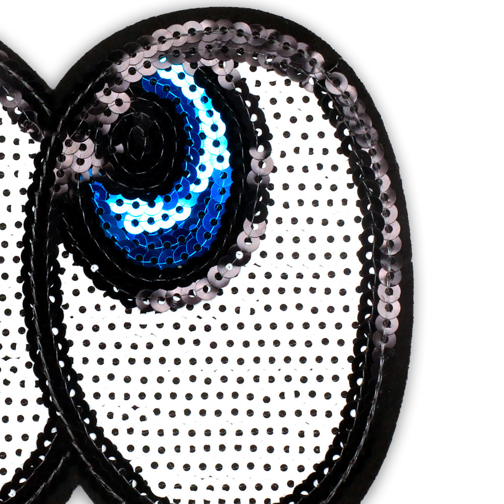 -----JY-0861眼睛图案5MM珠片绣 可定制0.8-