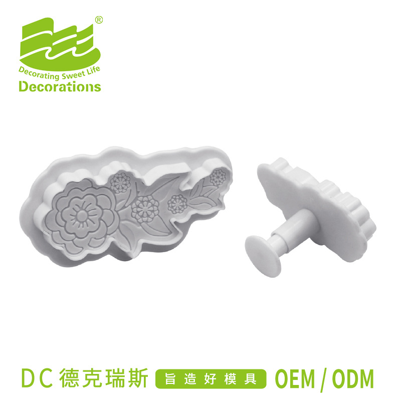 玫瑰立体弹簧模翻糖蛋糕花卉模具卡通馒头烘焙模具|ms