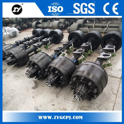 Supply semi-trailer rear Rear axle