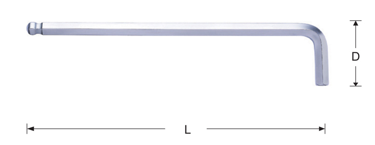 英制球头内六角扳手,1/4"/史丹利