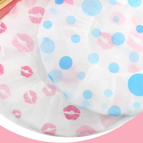 Fresh shower cap, waterproof adult women's shower headgear, kitchen supplies, cooking oil fume-proof hat, shower cap