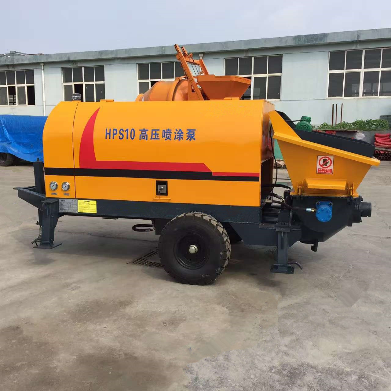 水泥混凝土喷射泵 混凝土喷射机械 液压混凝土砂浆湿喷机