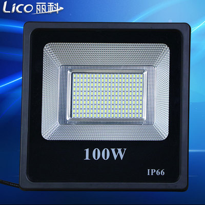 加工贴牌led贴片高亮投光灯厚料足瓦公园园林小区桥梁投射灯|ms