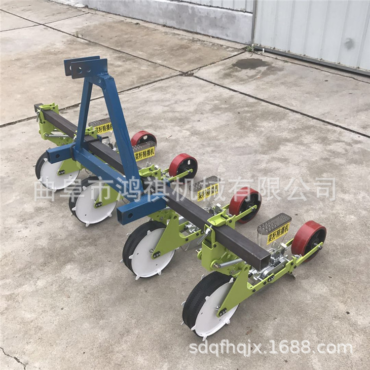 即墨谷子蔬菜播种机 鸿祺谷子白菜娃娃菜精播机 蔬菜种植机械