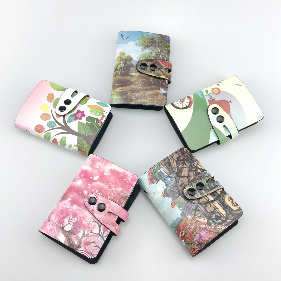 韩版彩色卡包上市 爆款现货 卡套混批 校园礼品馈赠 学生礼品|ru