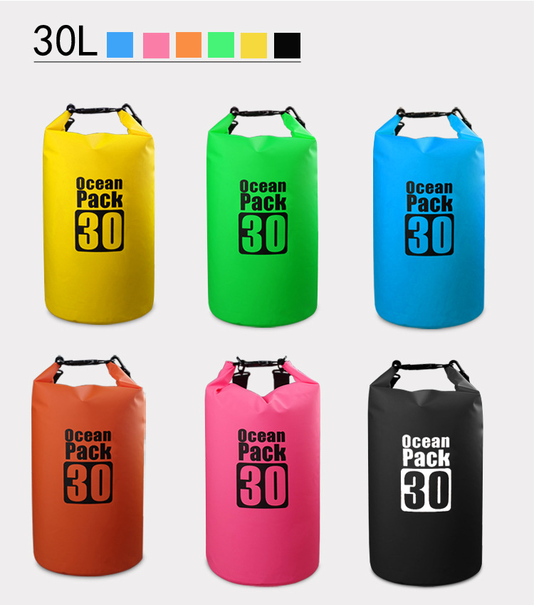 Fashion Solid Color Pvc Waterproof Bag Swimming Accessories display picture 3