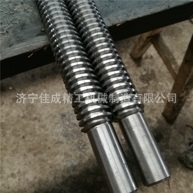厂家直销矩形丝杆机床升降正反向方牙丝杆直径20至300mm来图制作
