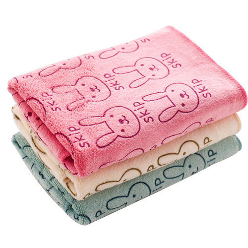 Towel source microfiber cartoon face wash towel supermarket absorbent face towel gift car towel