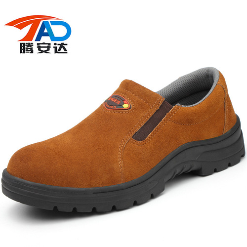 Cross-border labor safety shoes for men, breathable, anti-prick, anti-odor, lightweight, comfortable, anti-impact steel toe, anti-welding odor, casual sports.
