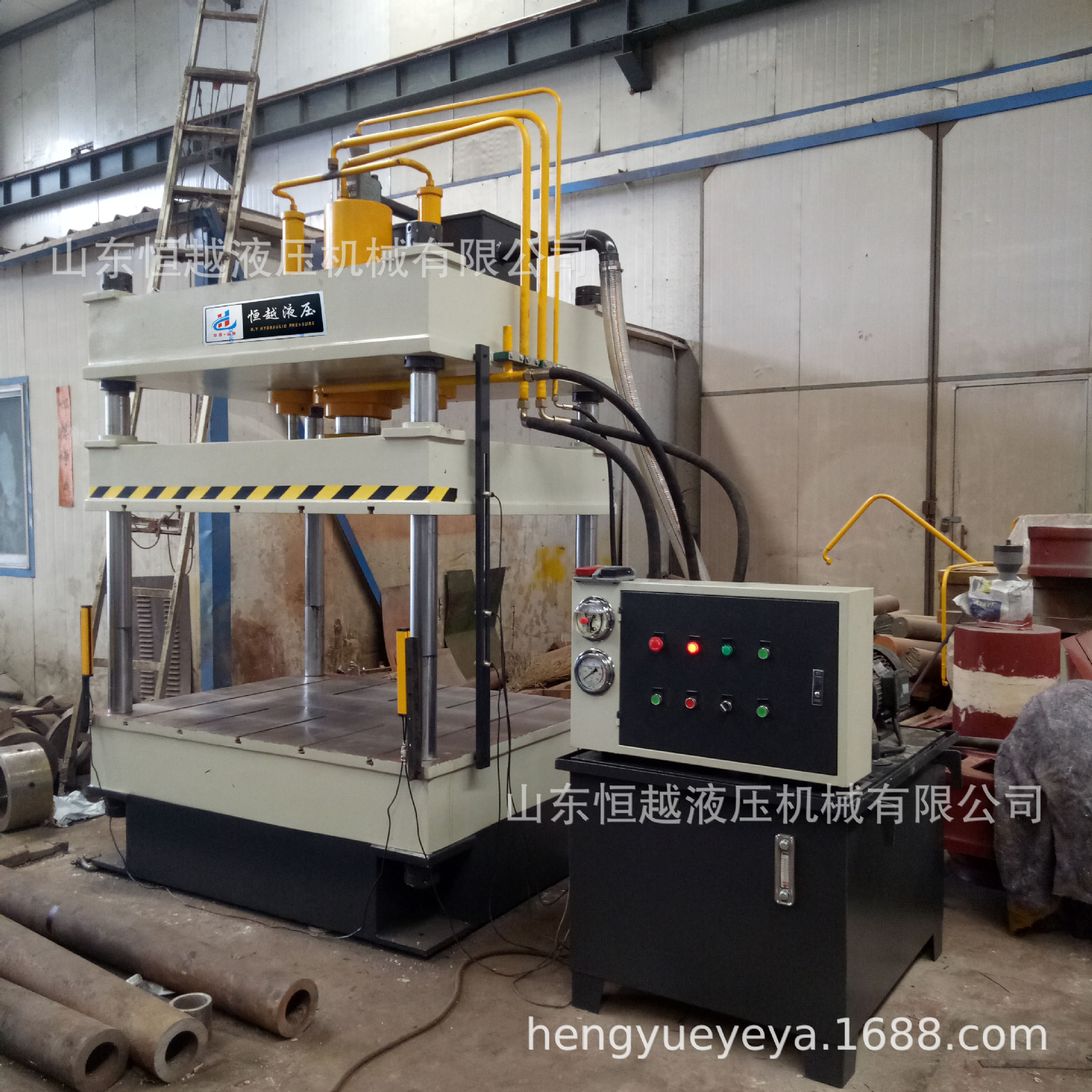 厂家专业定制100吨快速三梁四柱油压机 多功能拉伸成型压力机