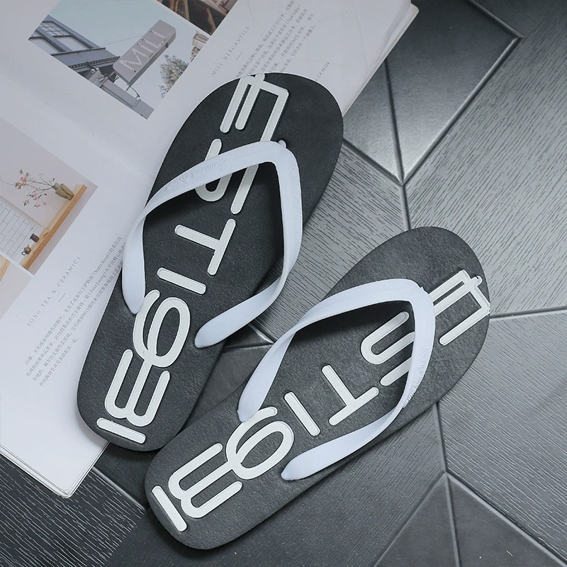 Летние трендовые шлепанцы для отдыха, неб_slip beach slippers, корейский стиль, плюс-сайз