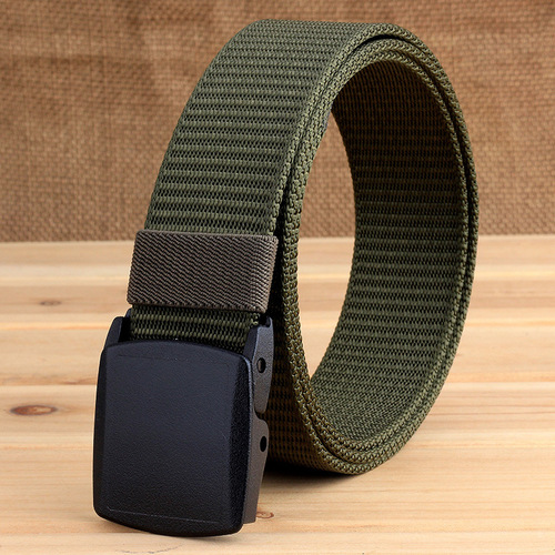 ENNIU YKK buckle, thickened nylon belt, security inspection belt, outdoor belt, belt can be customized with LOGO