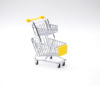 Small double-layer shopping cart, wholesale