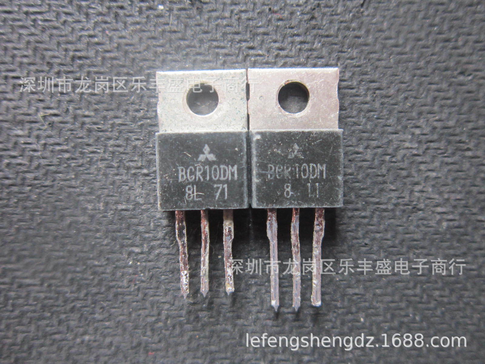 BCR10DM-8L 拆机三菱 TO-220 双向可控硅 10A 400V