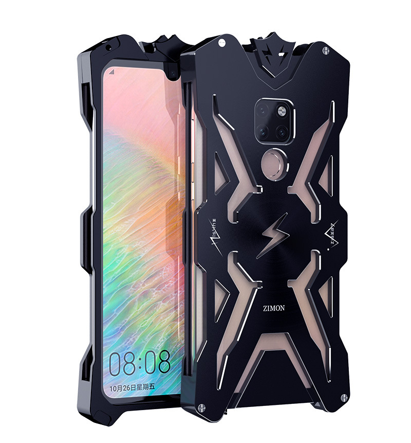 SIMON THOR Aviation Aluminum Alloy Shockproof Armor Metal Case Cover for Huawei Mate 20 Pro & Huawei Mate 20 X & Huawei Mate 20
