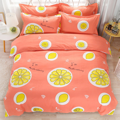 床单四件套 厂家直销加厚磨毛斜纹四件套床上用品套件家纺批发|ms